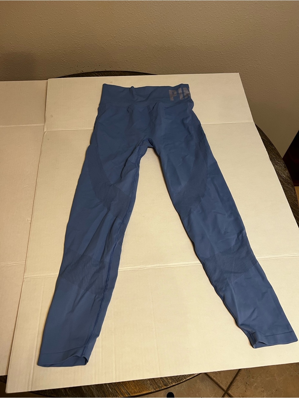 PINK Victoria's Secret Slate Blue High-Rise Seamless Leggings